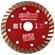 Disco Diamantado Turbo Red Diamond Cerâmica 15.000 Rpm 110x20mm Extra 137 Vermelho (MP)