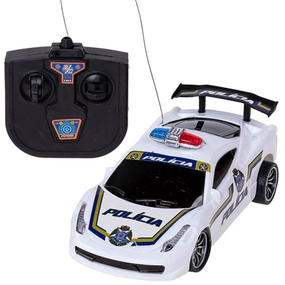 Brinquedo Carrinho de Policia c/ Controle Remoto Preto - Shop Macrozao