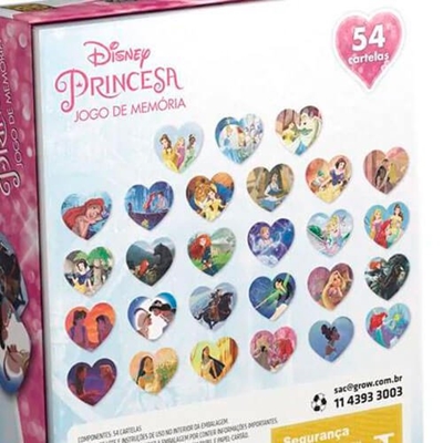 Jogo da Memória - Princesas da Disney
