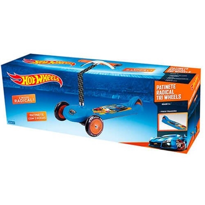 Brinquedo Musical Teclado Infantil Hot Wheels Radical Fun