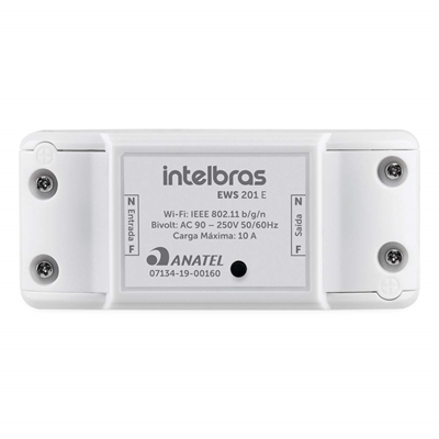 Interruptor Controlador De Cargas Smart Wi-Fi Intelbras EWS 201 E