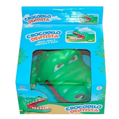 Jogo Crocodilo Dentista - Brinquedo Infantil Educativo Poli