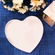 Petisqueira De Porcelana 22,5cm Ricaelle Heart PCLN-094 Branca