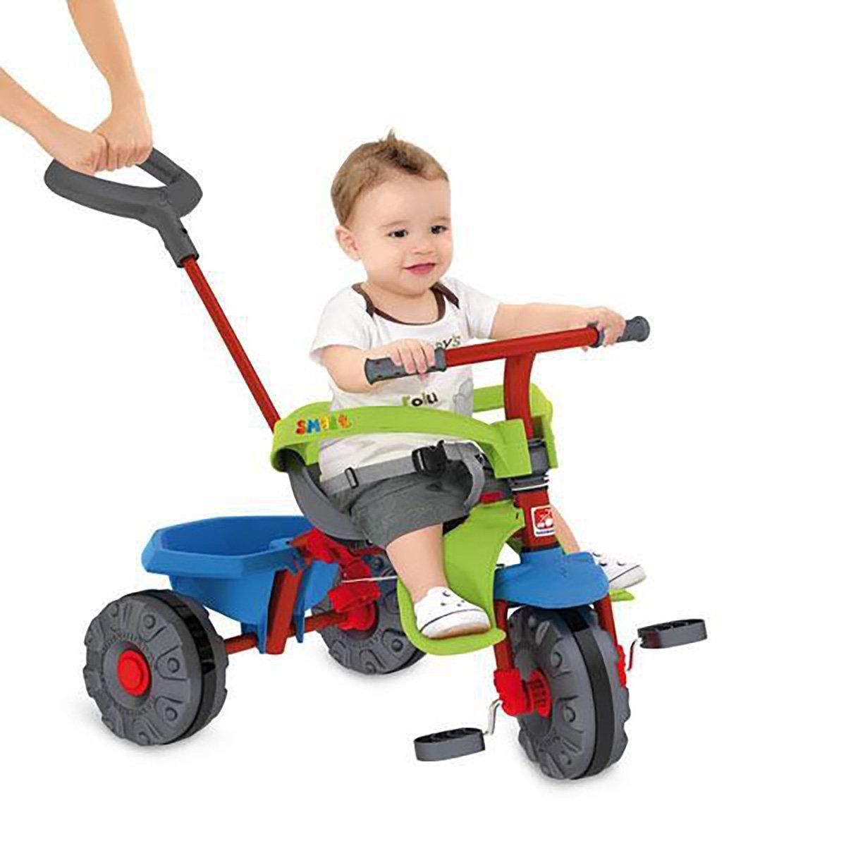 Triciclo Infantil Bandeirante Suporta 80kg Linha Escolar