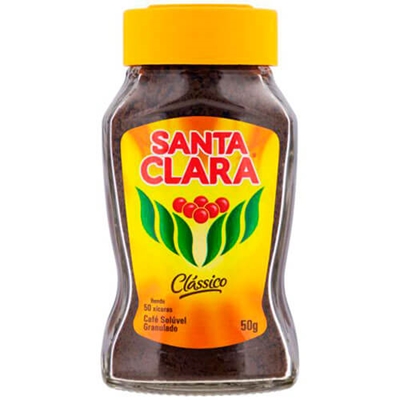 Café Solúvel Santa Clara Clássico Vidro 50g