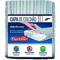 Capa De Colchão Casal Fibrasca Malha Flex Revest 3035