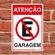 Placa Garagem BemFixa 20x30cm 6714 Com 01 Unidade (MP)