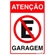 Placa Garagem BemFixa 20x30cm 6714 Com 01 Unidade (MP)