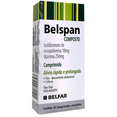 Belspan Composto 20 Comprimidos Revestidos