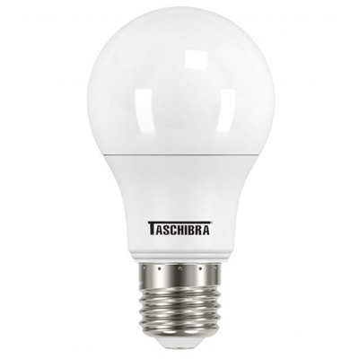 Lâmpada LED TKL 60 Taschibra Bulbo E-27 9W 6500K, Luz Branca - 16558