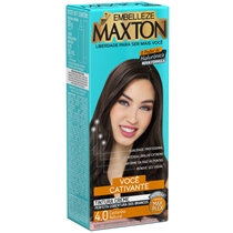 Coloração Maxton Castanho Natural 4.0 Tintura Creme Eco