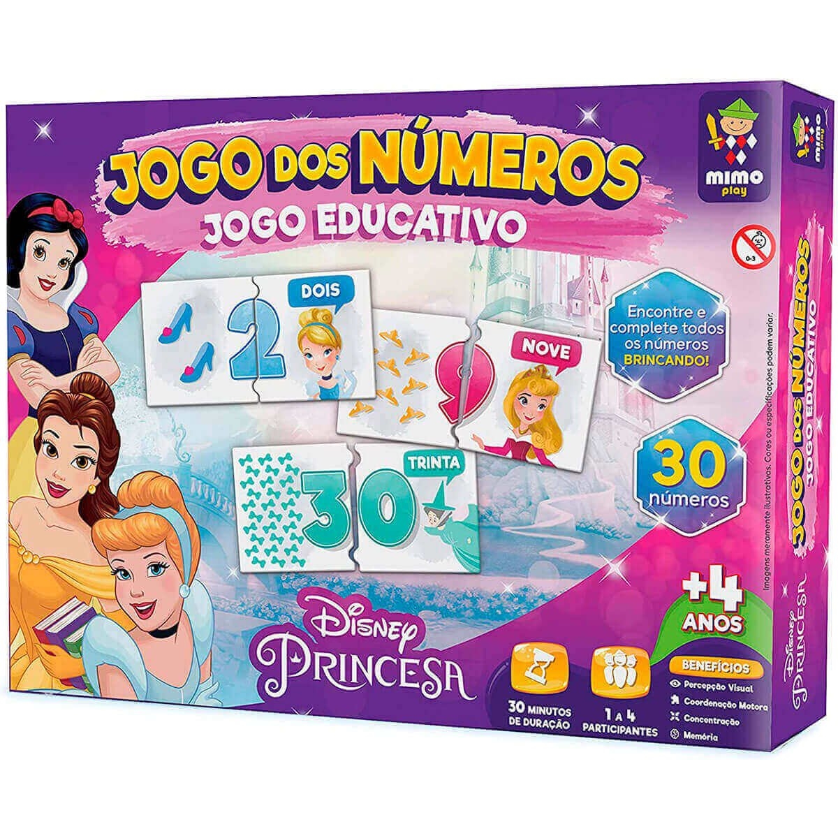 Jogo Mimo Dos Números Disney Princesa