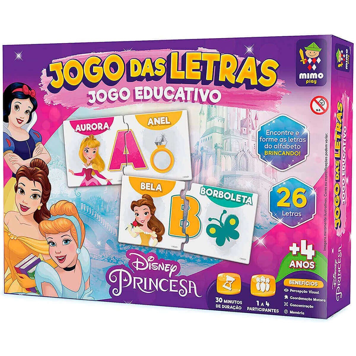 Jogo Mimo Das Letras Disney Princesa