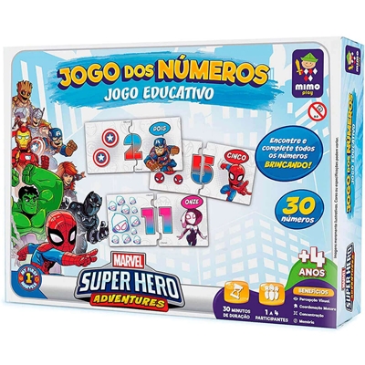 Marvel, Educativo, Jogo do Alfabeto - Mimo Play