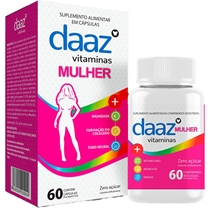 Polivitamínico Mulher Daaz 60 Cápsulas