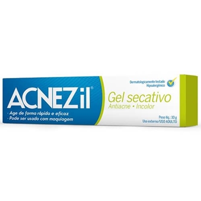 Gel Atiacne Incolor Secativo Aczenil 10g