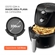 Fritadeira Elétrica Mondial Air Fryer New Pratic 3,5L 127V 1500W Preto AF-31