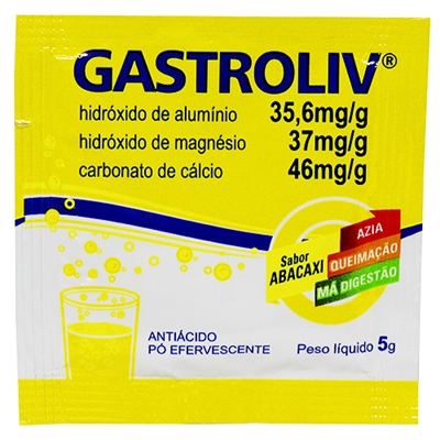 Gastroliv 1 Envelope Sabor Abacaxi 5g