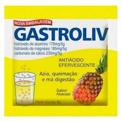 Gastroliv Envelope Sabor Abacaxi 5g