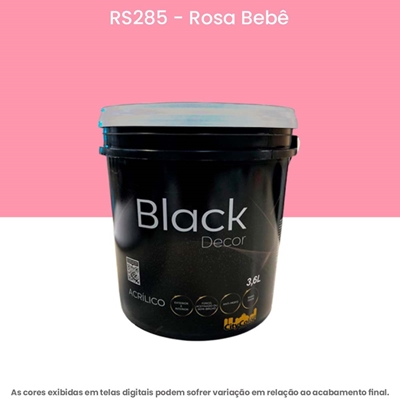 Tinta Acrílica Citycolor Premium Semibrilho Rosa Bebê 3,6 Litros 063RS285 (MP)