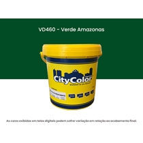 Tinta Acrílica Citycolor Econômica Fosco Verde Amazonas 3,6 Litros 064VD460 (MP)