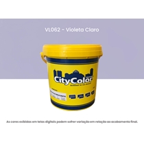 Tinta Acrílica Citycolor Econômica Fosco Violeta Claro 3,6 Litros 064VL062 (MP)