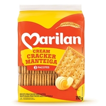 Biscoito Cream Cracker Marilan Manteiga 03 Pacotes 350g