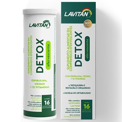 Lavitan Detox 16 Comprimidos Efervescentes