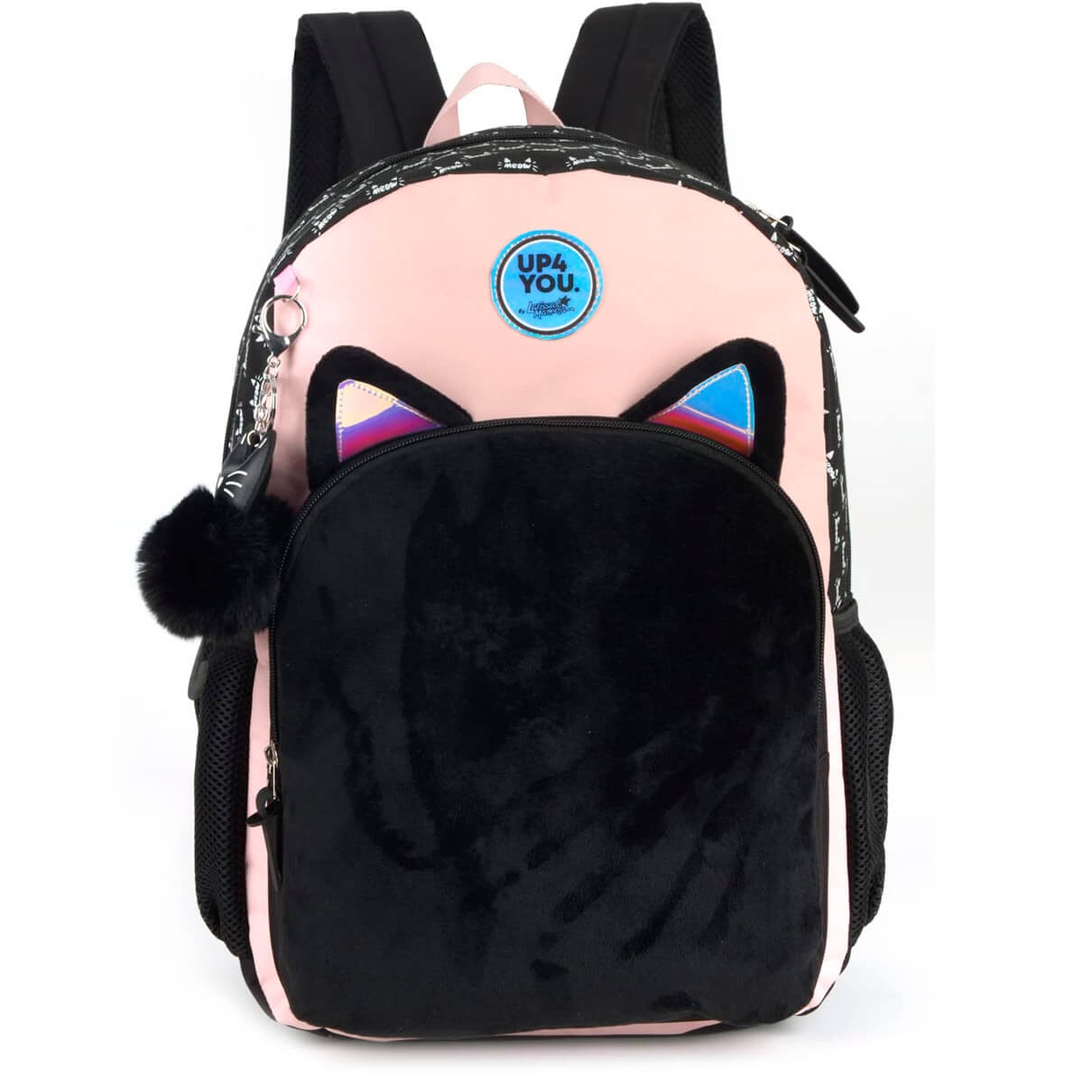 Mochila Notebook Gatinho Up4you Orelha Gato E Pelúcia - Luxcel