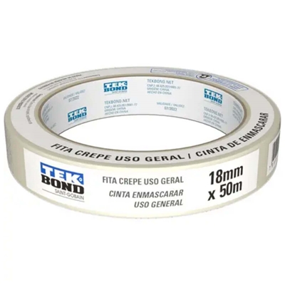 Fita Crepe Tekbond 18mm x 50m (MP)