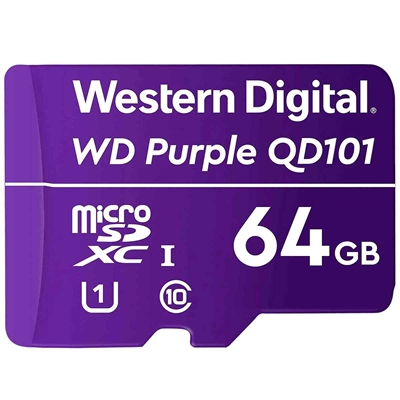 Cartão de Memória Intelbras 64GB Micro SDXC Projetado Para Sistemas de Segurança Roxo