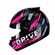 Capacete Fly Drive HG Velox Preto/Rosa 58