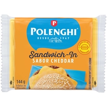 Queijo Processado Cheddar Polenghi Sandwich-In 144g