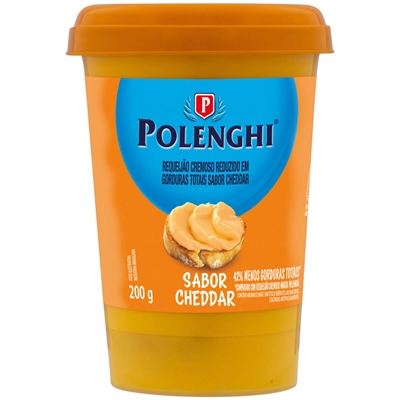 ​​​Requeijão Cremoso Cheddar Polenghi Copo 200g