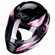 Capacete Fly Young Trace Preto E Rosa Tamanho 54