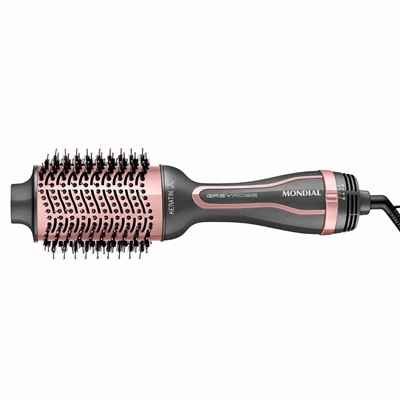 Escova Secadora Mondial Grey Keratin 127V 1200W Cinza E Rosê ES-11