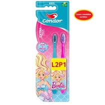 Escova Dental Condor Kids Barbie Leve 2, Pague 1