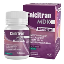 Calcitran MDK 30 Comprimidos Mastigáveis