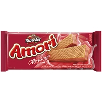 Biscoito Amori Wafer Morango 80g