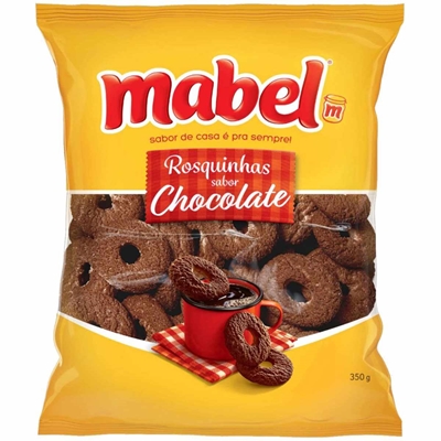 Biscoito Rosca Mabel Chocolate 350g