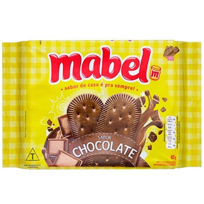 Biscoito De Maisena Mabel Chocolate 400g