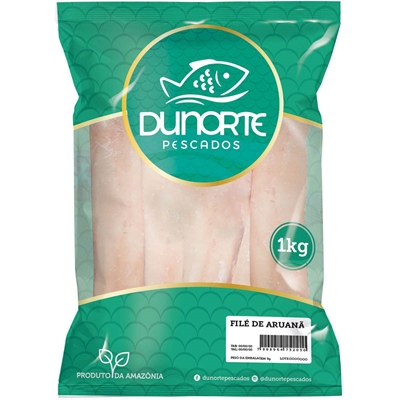 Filé De Peixe Aruanã Dunorte Pescados 1kg