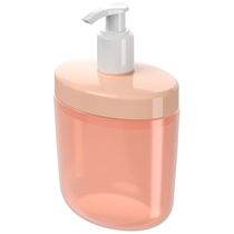 Porta Sabonete Líquido Coza Bulky 450ml Rosa Blush 10446/0344