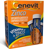 Cenevit Zinco 1g 30 Comprimidos Efervescentes