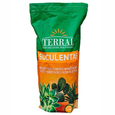 Substrato Terral Composto Suculentas 2kg 3 Litros (MP)