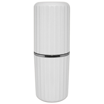 Porta Escova Martiplast Com Tampa Groove Branco - PEG 722 BCF