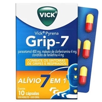 Vick Pyrena Grip-7 10 Cápsulas