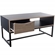 Mesa De Centro Latcor Coffee Table Preta TAT HULA002