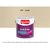 Tinta Acrílica Iquine Premium Fosco-Aveludado 3,2 Litros Fosco Durável 015 Areia (MP)