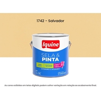 Tinta Acrílica Iquine Standard Fosco 3,2 Litros Sela & Pinta 1742 Salvador (MP)